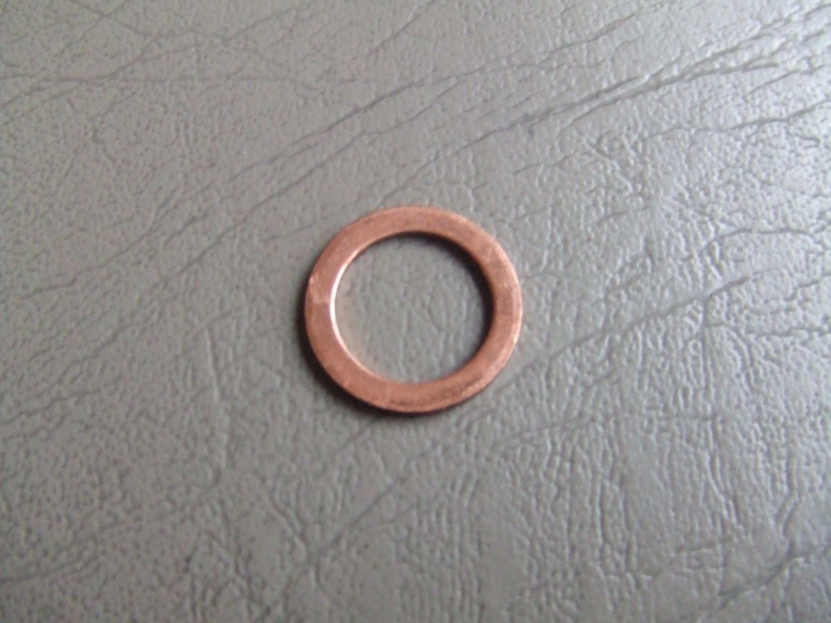 COPPER OIL DRAIN PLUG SEAL FOR MOST VW MODELS N 0138492